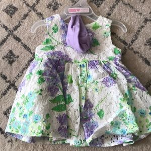 Infant floral dress